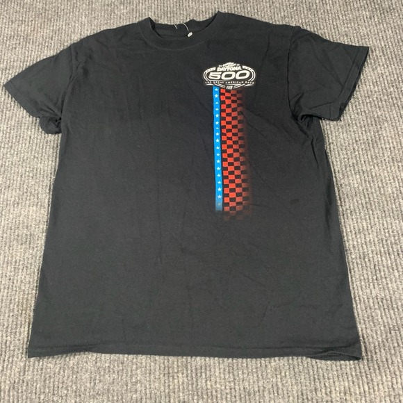 NASCAR T Shirt Mens Medium M Black Short Sleeve 2022 Daytona 500 Racing Back Hit - Picture 1 of 11